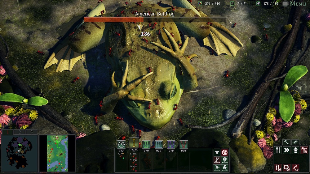 Screenshot zur Ameisen Strategie Simulation Empires of the Undergrowth