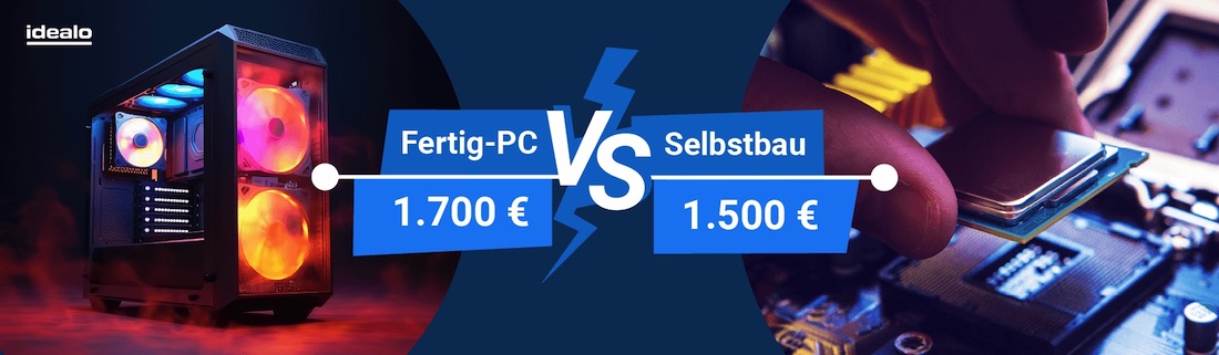 Fertig-PC vs. Selbstbau bei Idealo